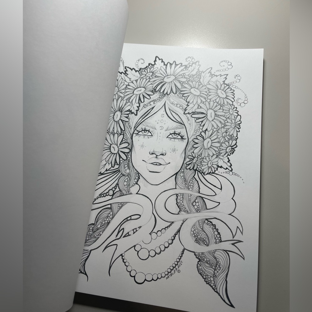 Coloring book for adults. 40 pages new Nataliya’s art therapy volume 1 - Picture 6 of 6